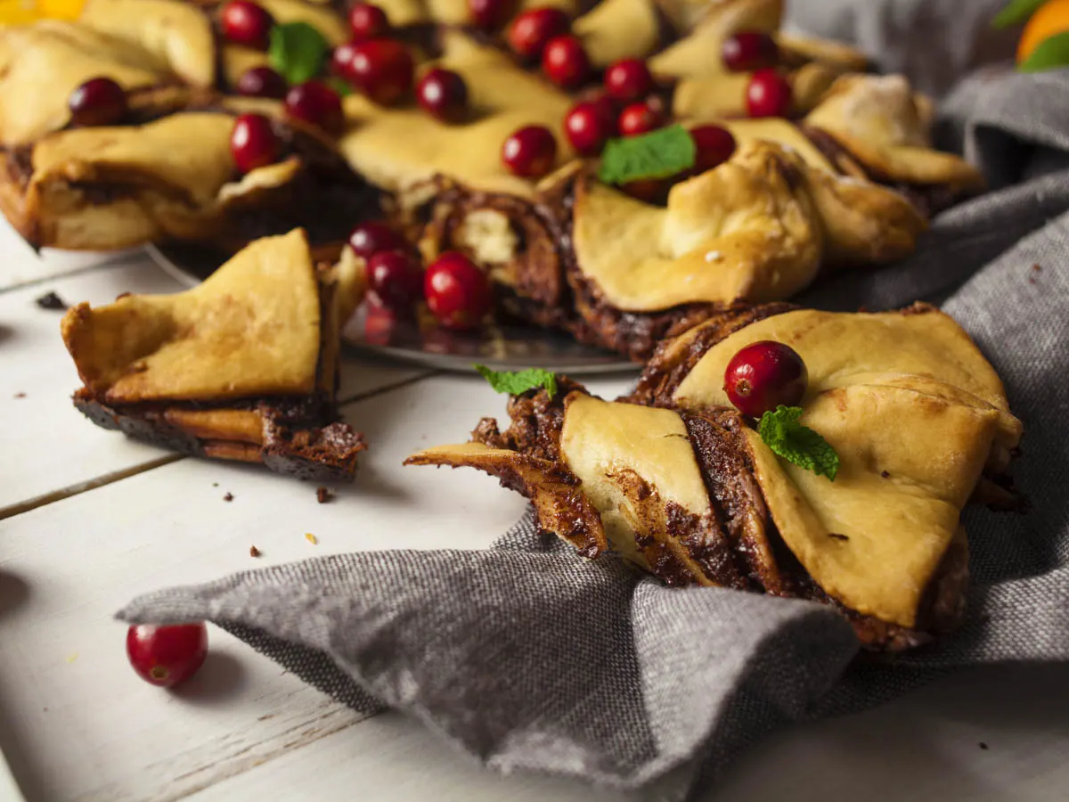 Star Bread with nutella 