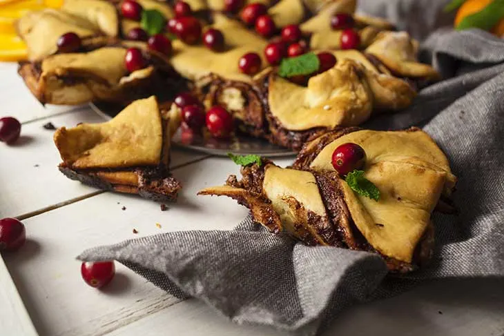 Star Bread with nutella