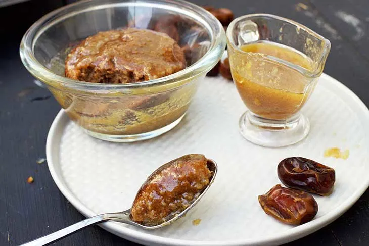 Vegan Sticky Toffee Pudding plate