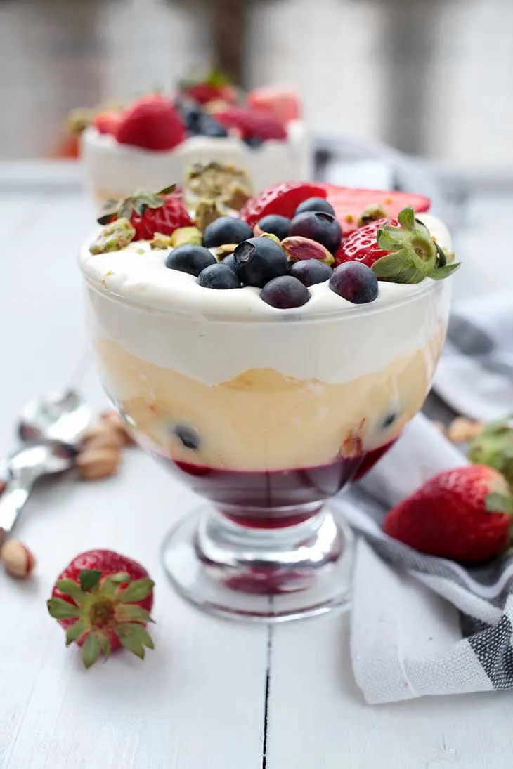 christmas recipe Vegan Trifle