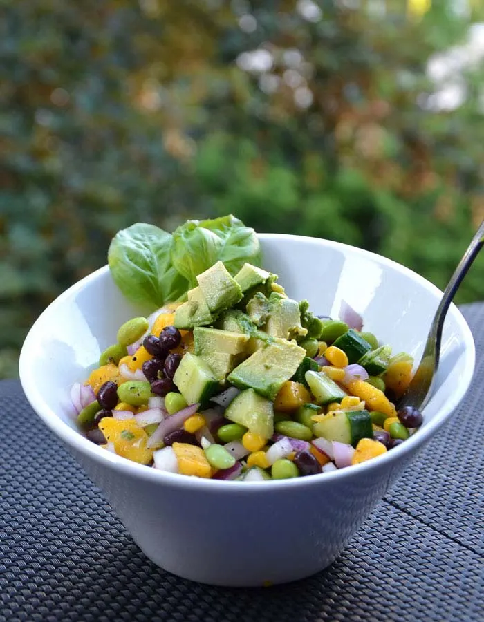 High-Protein Edamame Mango Salad
