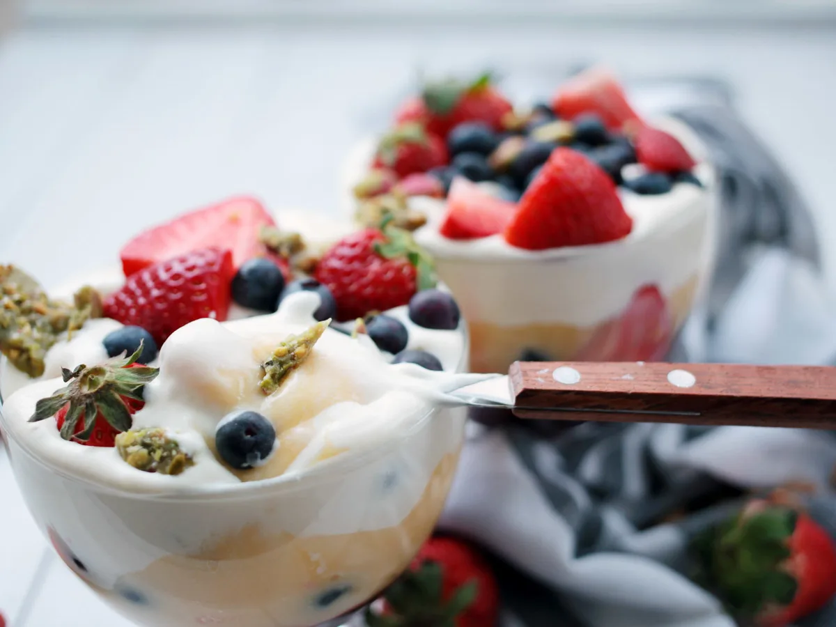 english dessert Vegan Trifle