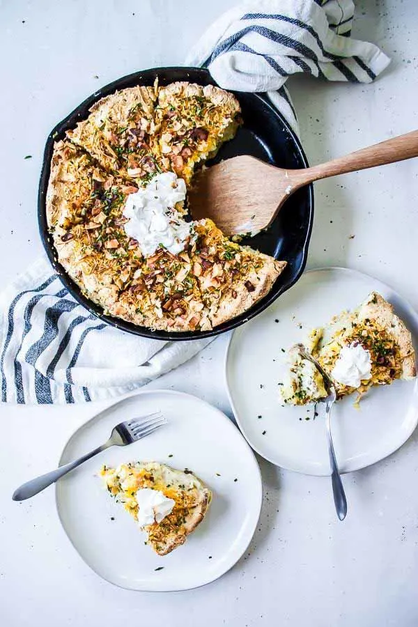 Leftover mashed potato pizza pie