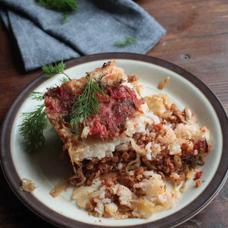 Cabbage Casserole varza a la cluj reteta de post