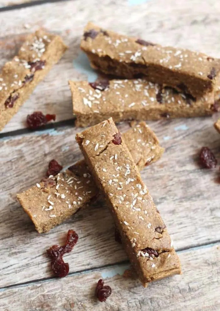 No-Bake Vegan Cherry Vanilla Protein Bar