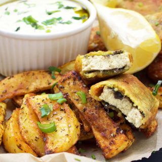 Vegan Fish and Chips recipe with tofu