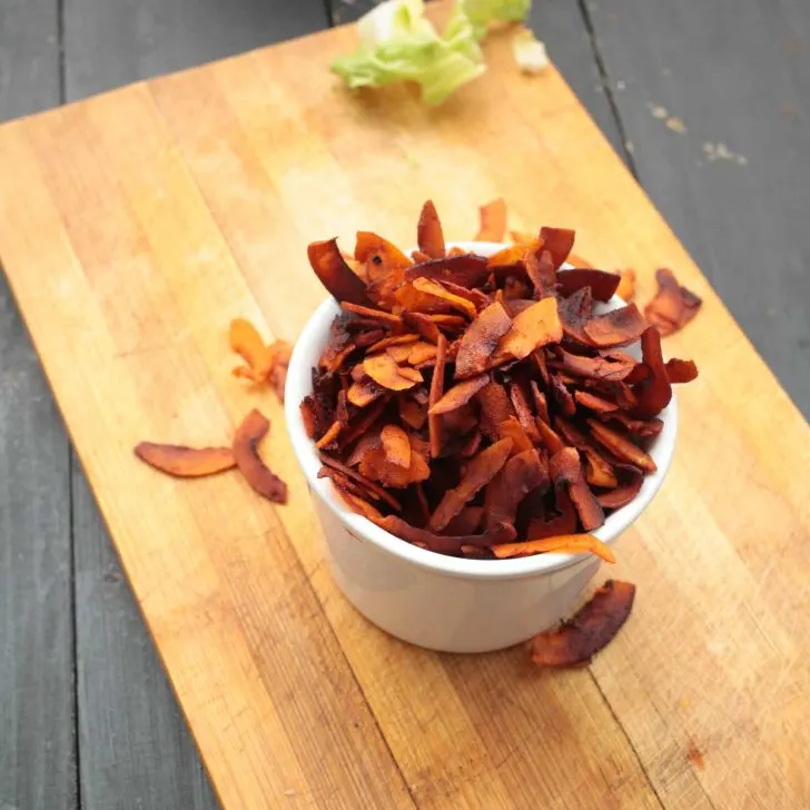 vegan coconut bacon