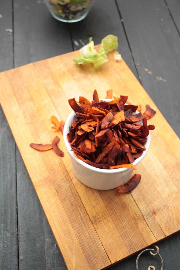 vegan coconut bacon