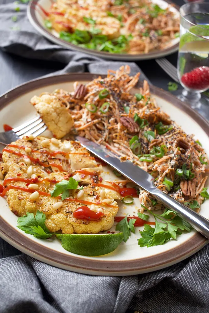 Cauliflower Steaks BBQ recipe