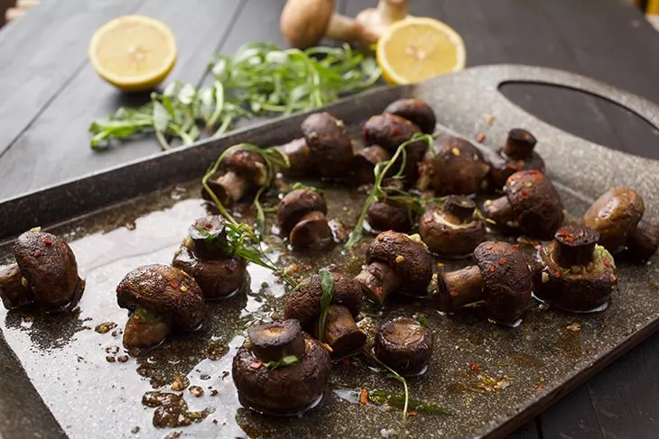 best Roasted Garlic Mushrooms recipe