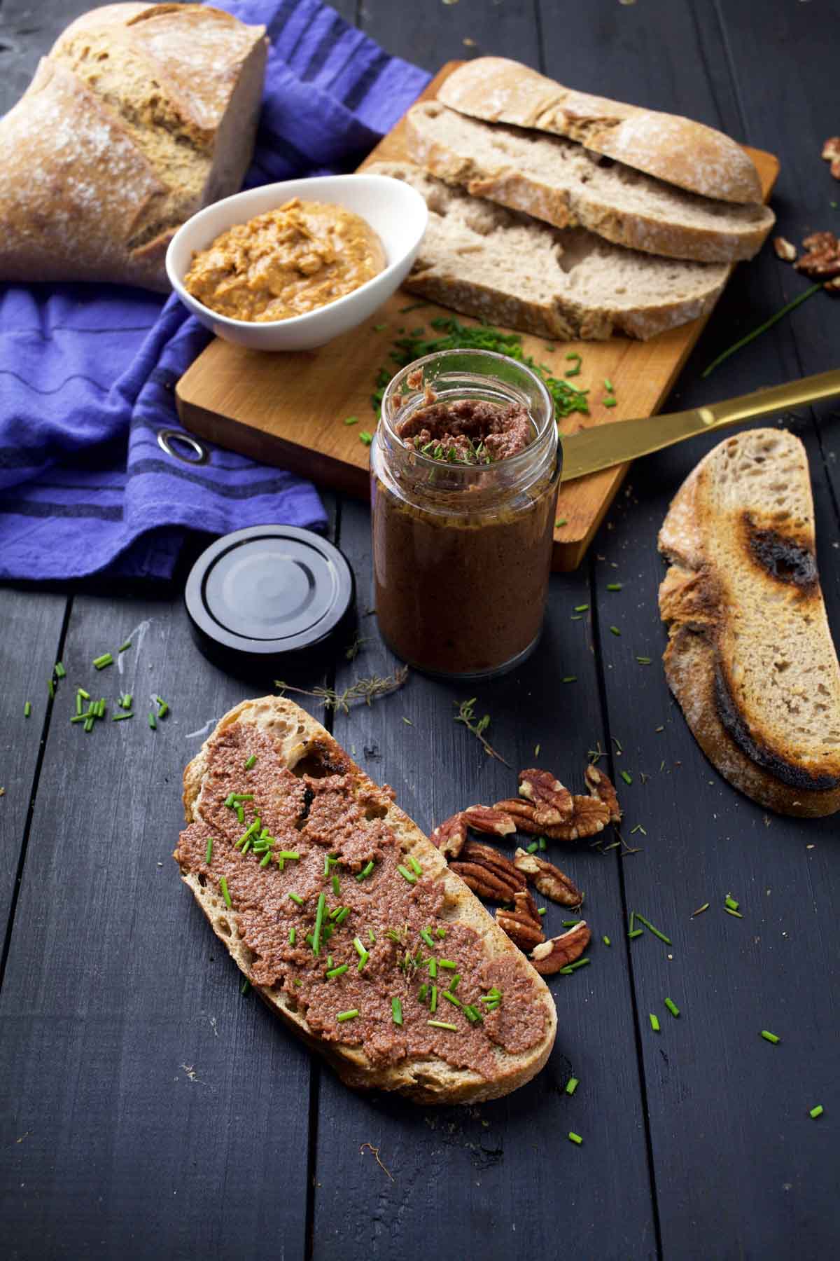 Vegan Mushroom Pâté pate de ciuperci de post