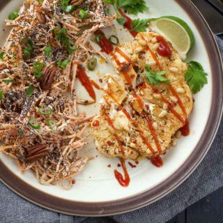 Cauliflower Steaks BBQ Recipe Felii de conopida