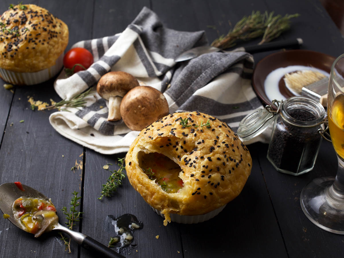 Mini Mushroom Pot Pie