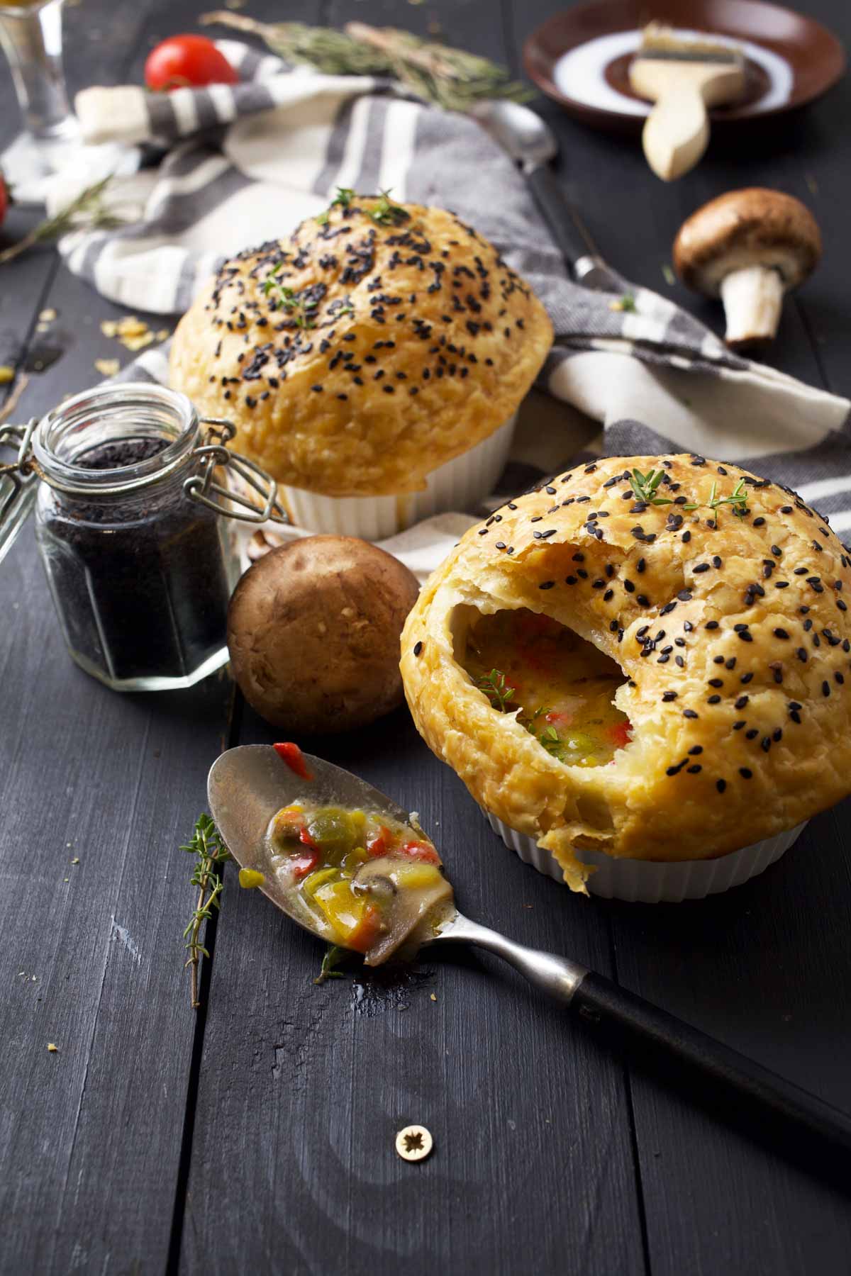 Vegan Mushroom Pot Pie