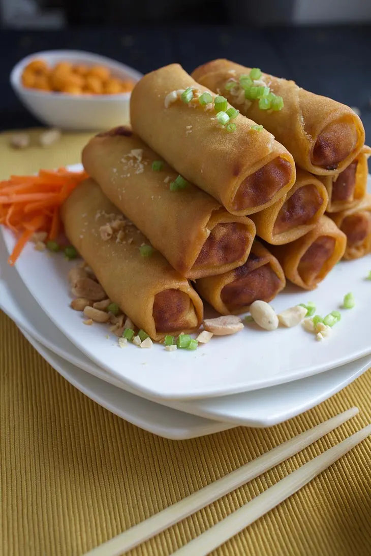 easy Crispy Spring Rolls