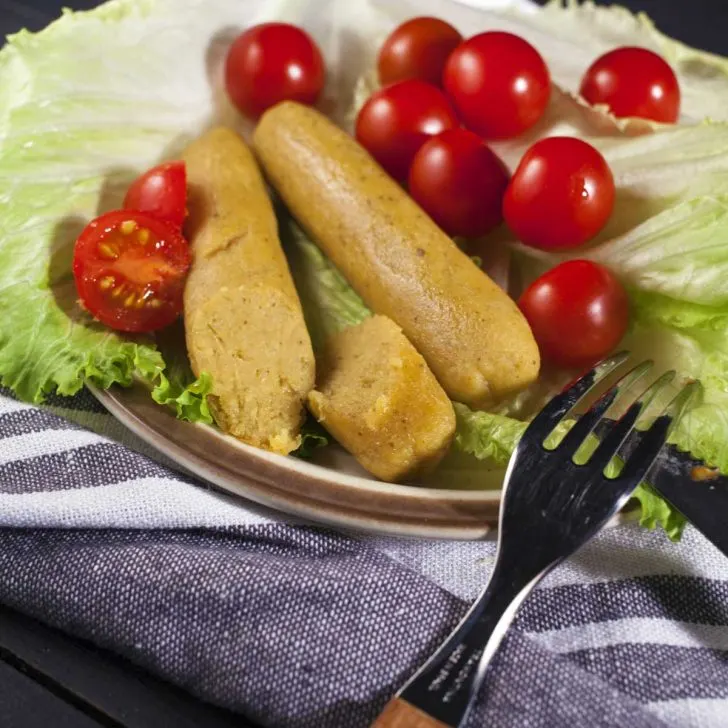 homemade vegan sausages recipe carnati de post vegani