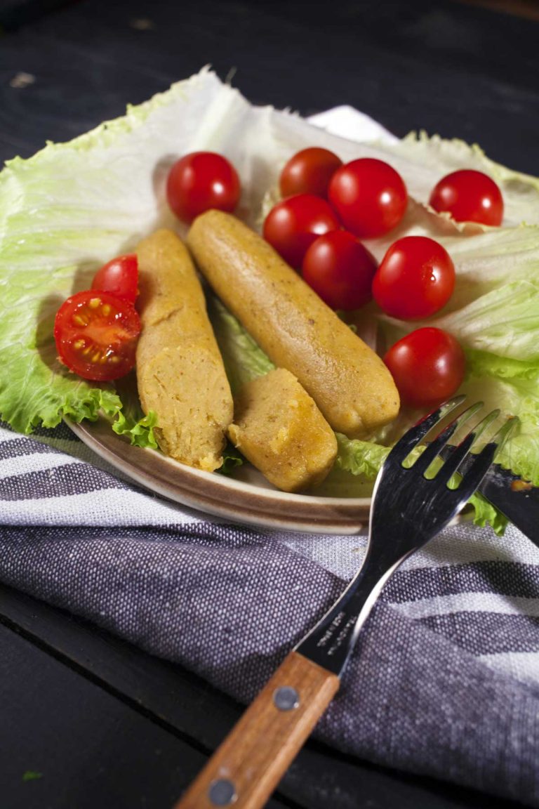 homemade vegan sausages recipe carnati de post vegani