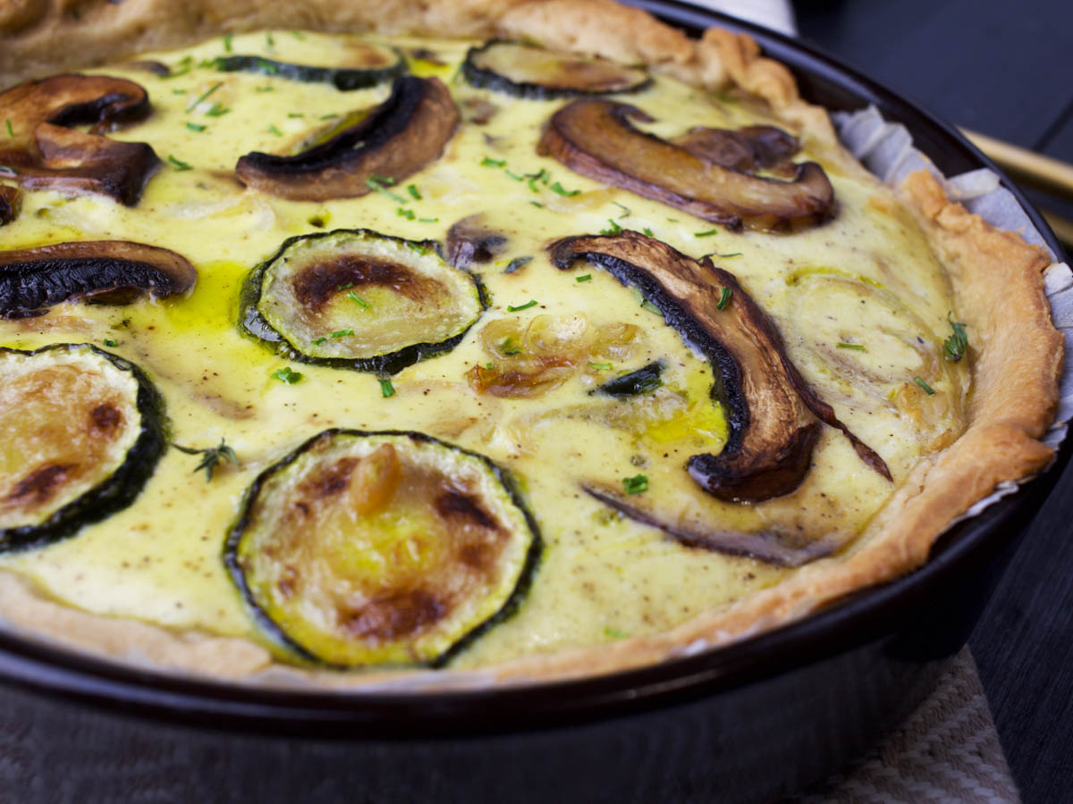 vegan mushroom tart mushroom quiche