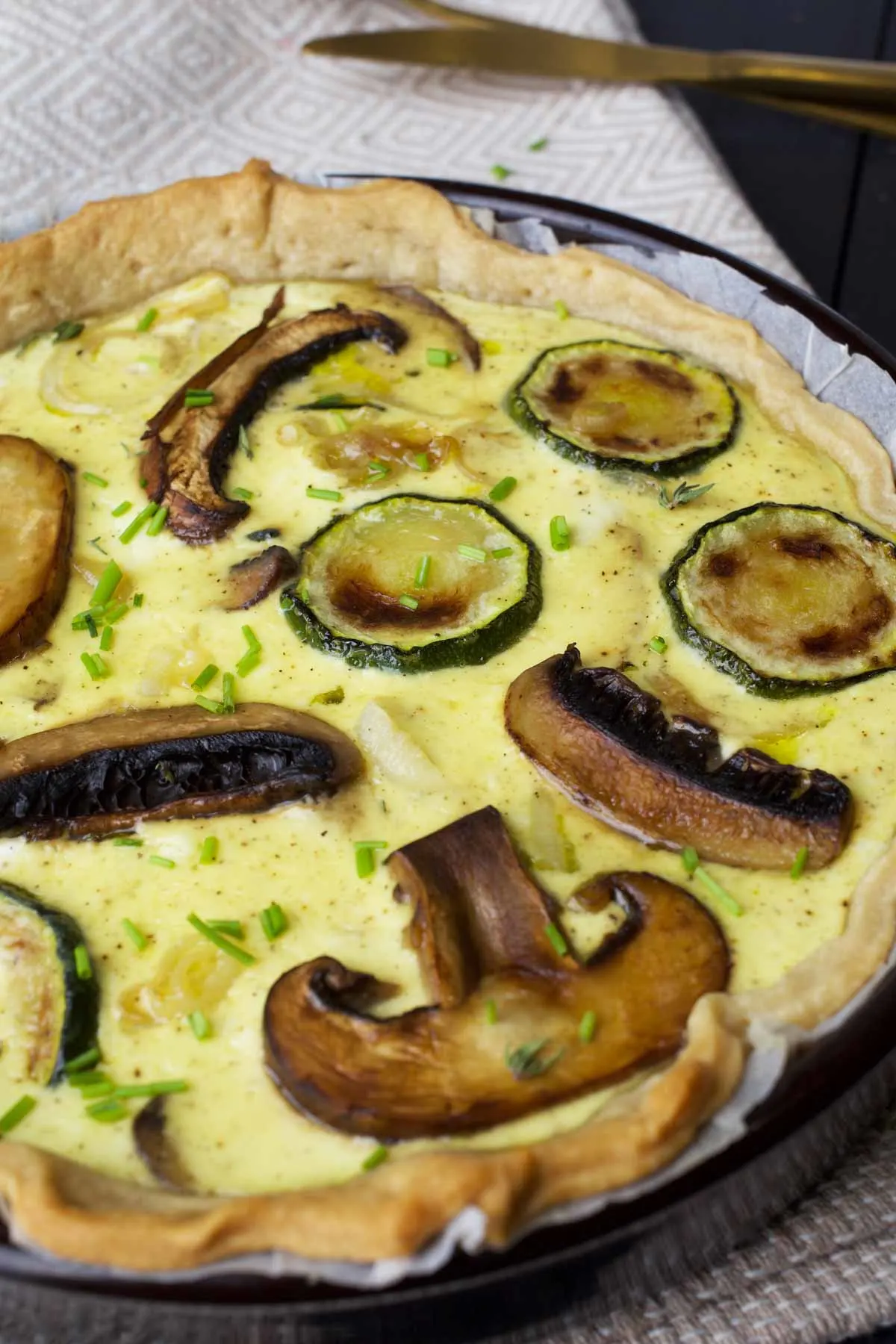 vegan mushroom tart recipe 