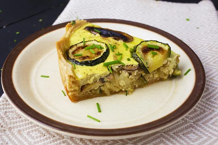 vegan mushroom tart recipe