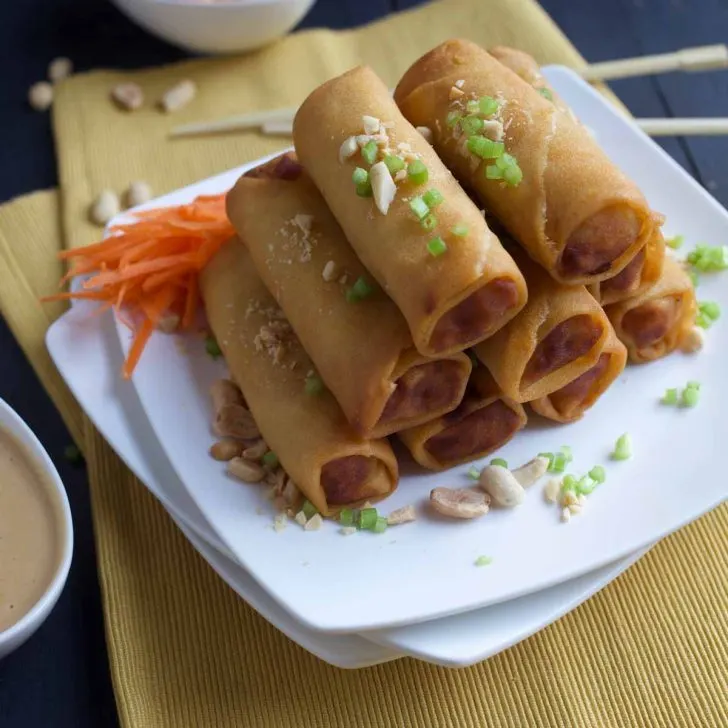 Crispy Spring Rolls pachetele de primavara asiatice