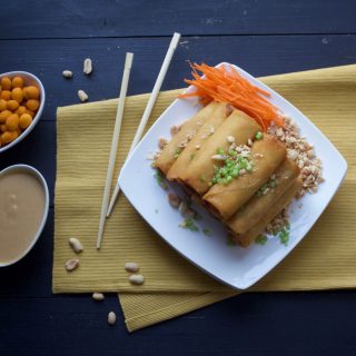 Crispy Spring Rolls pachetele de primavara prajite