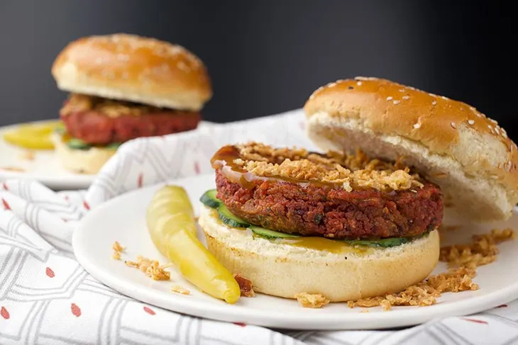 Vegan Beetroot Burgers recipe
