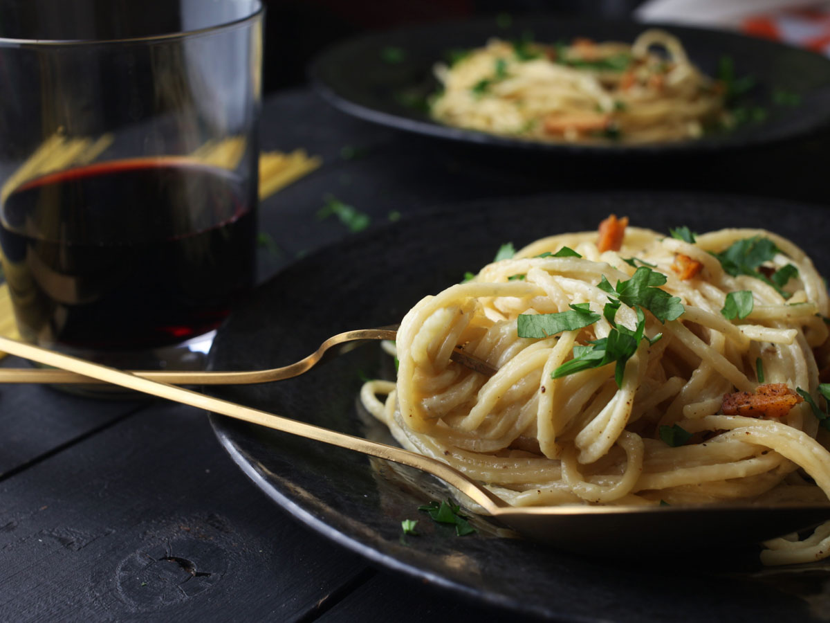 Vegan Carbonara sauce