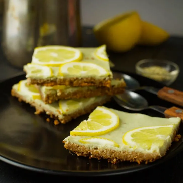 Vegan Lemon Bars dessert prajitura cu lamaie