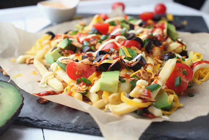 delicious vegan loaded fries recipe