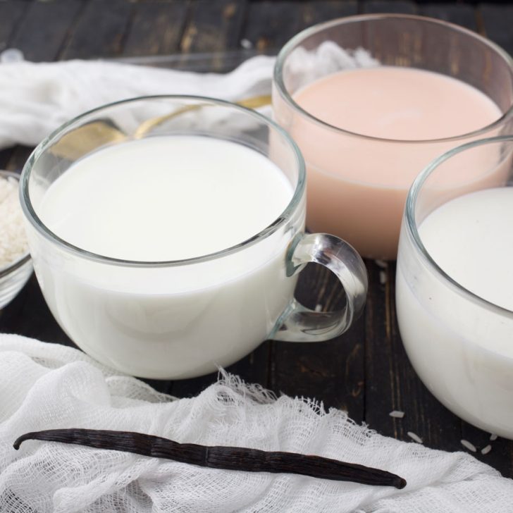 Rice milk | How to make rice milk at home - 3 flavors