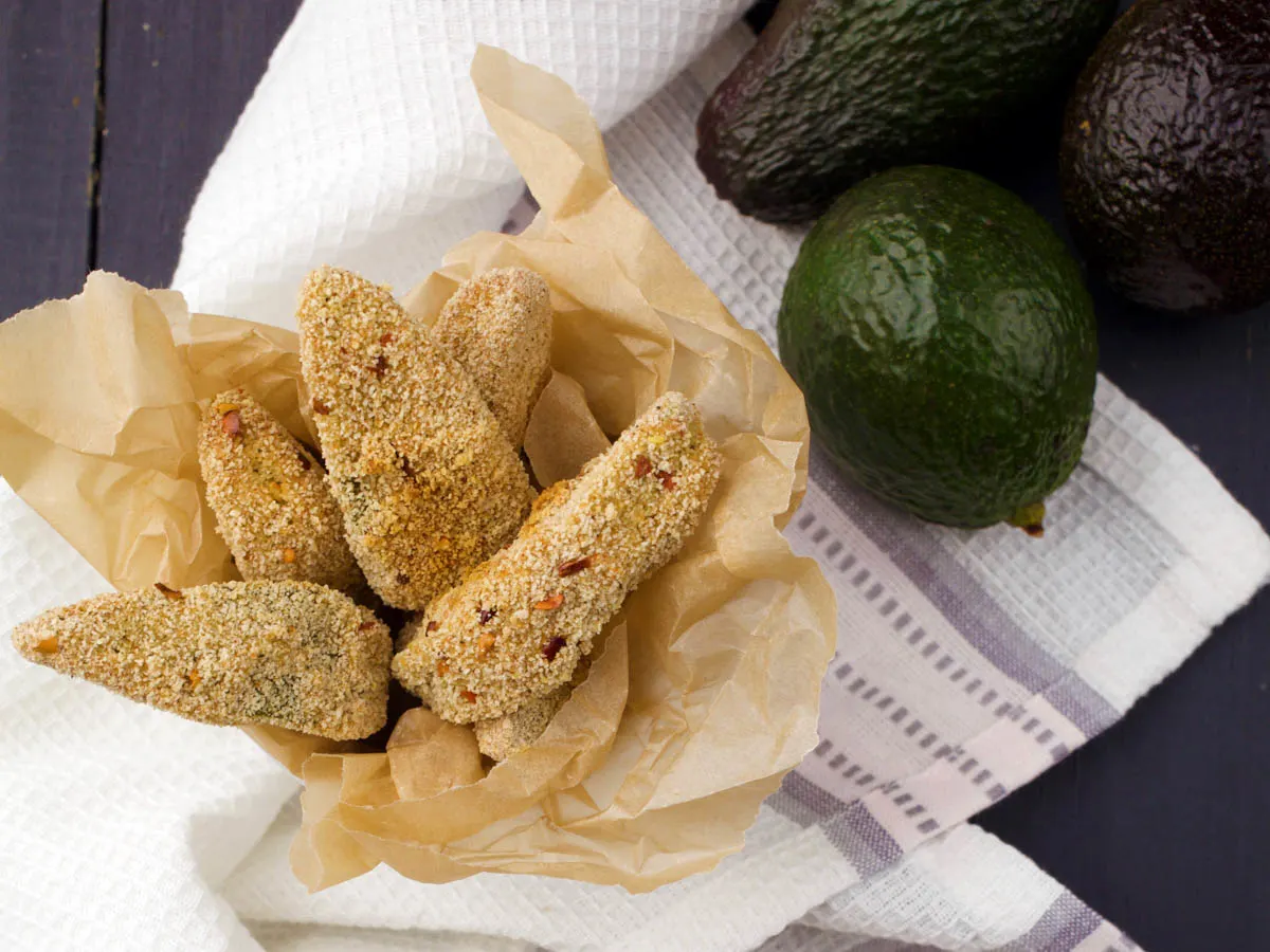 vegan avocado fries