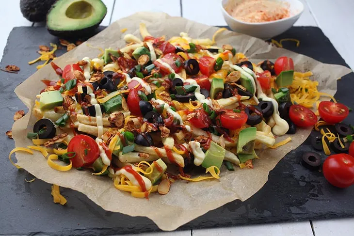 vegan loaded fries