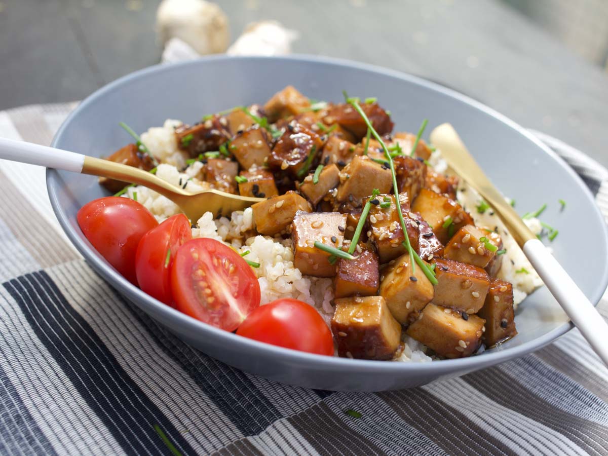 Asian Garlic Tofu