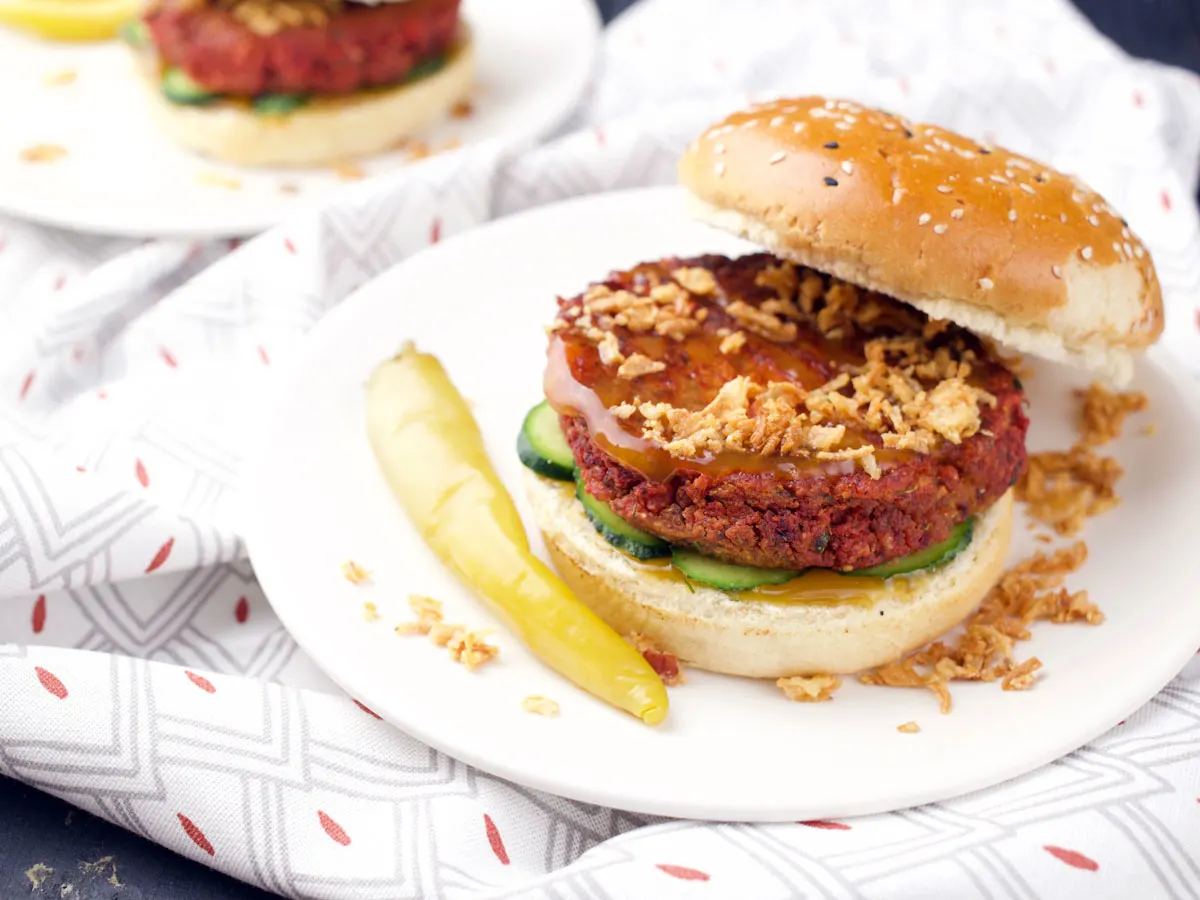 vegan Beetroot Burgers