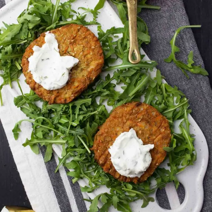 Cauliflower Patties chiftelute cu conopida