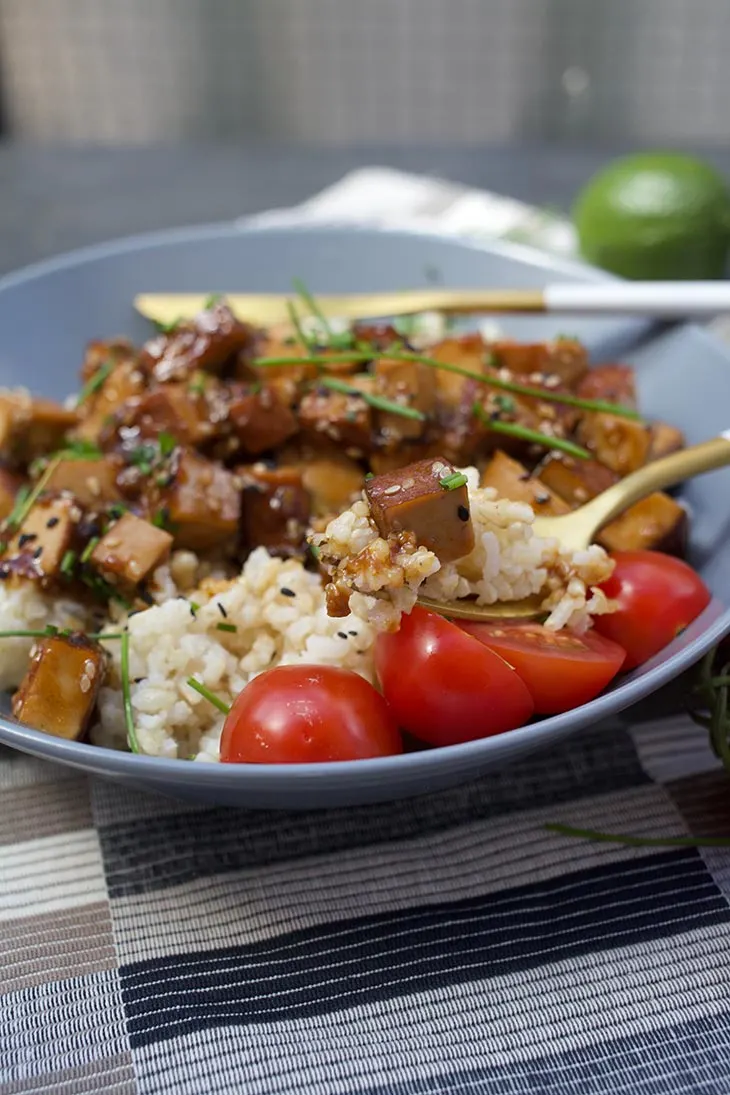 Crispy Tofu cubes