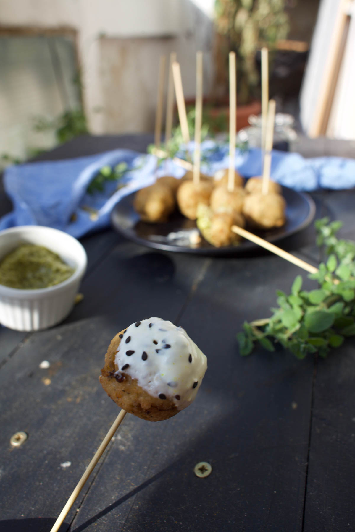 Quinoa Balls appetizer bilute de quinoa