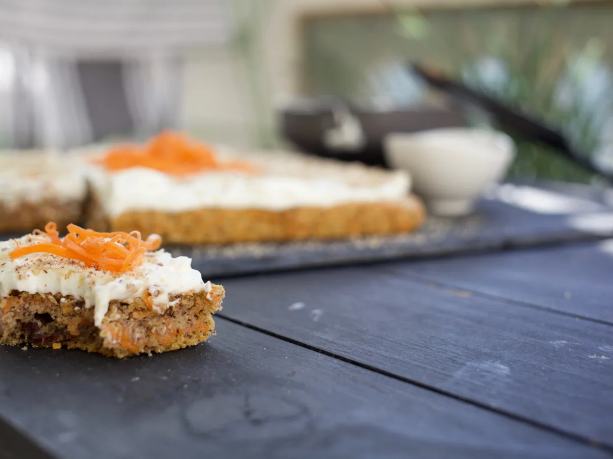 Vegan Carrot Cake dessert 