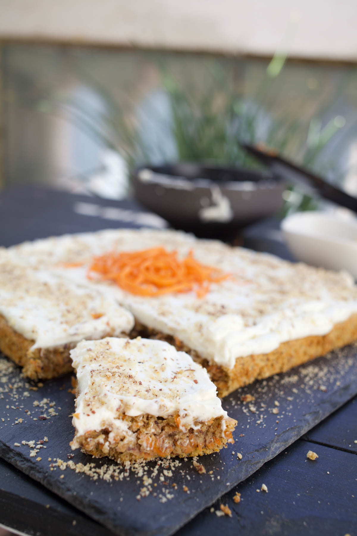 Vegan Carrot Cake slice