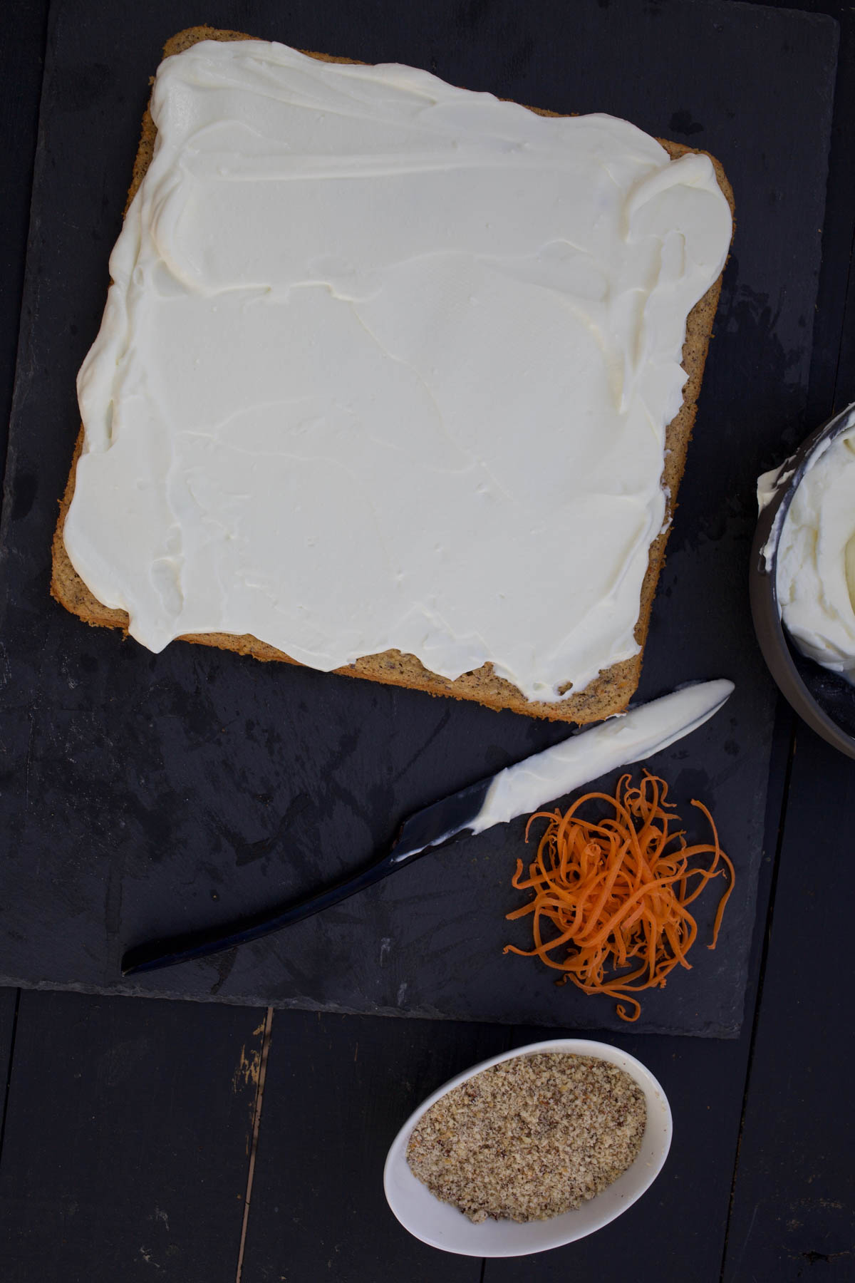 Vegan Carrot Cake with vegan Frosting