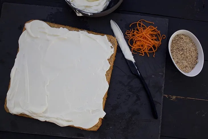 Vegan Carrot Cake with vegan Frosting