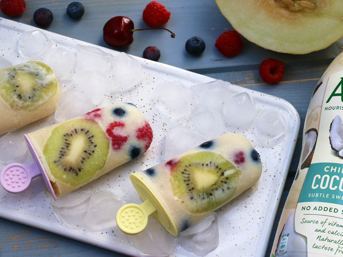 coconut vegan popsicles