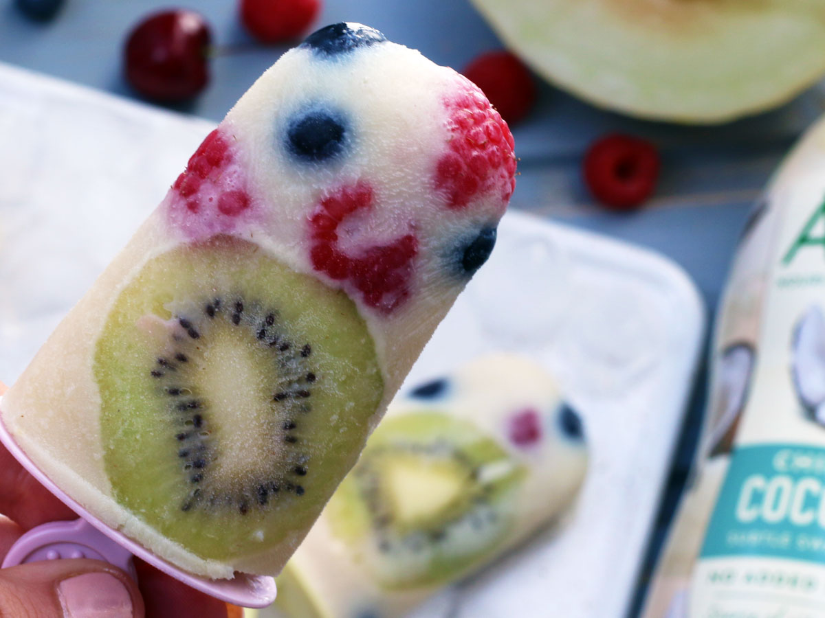 fruit vegan popsicles