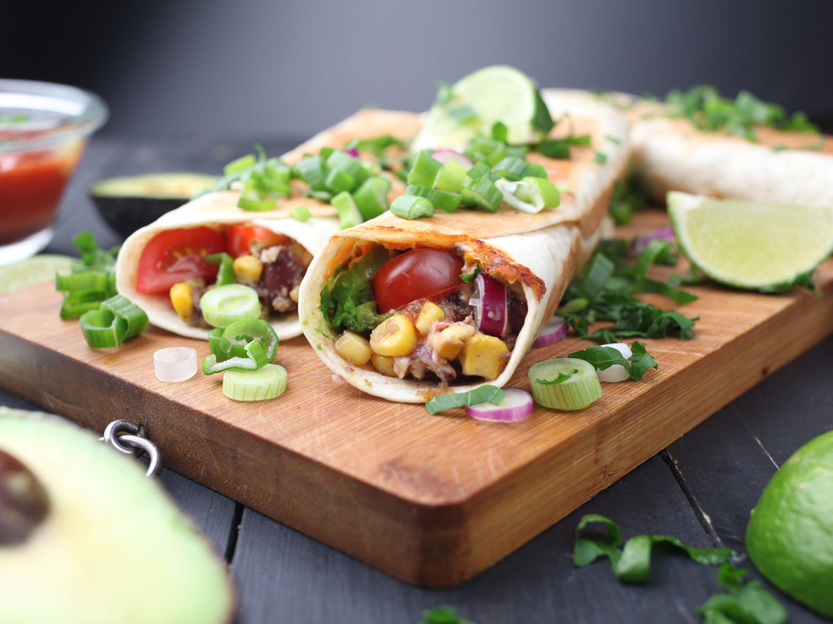 healthy vegan taquitos