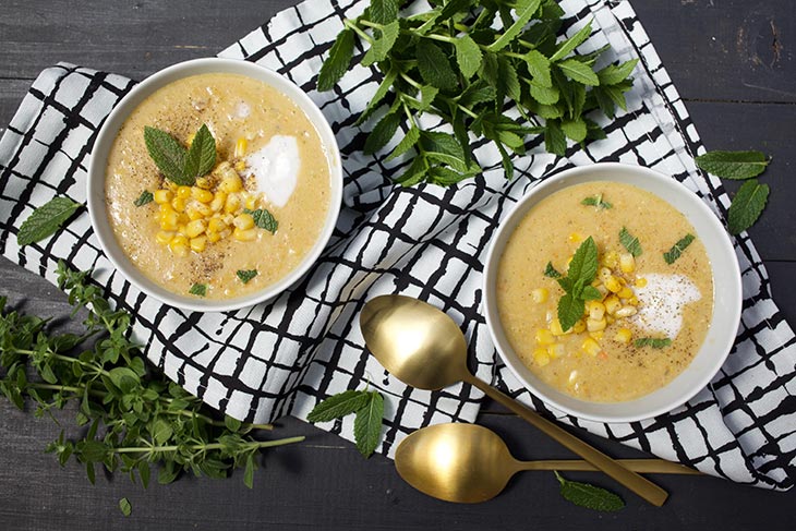 vegan corn chowder