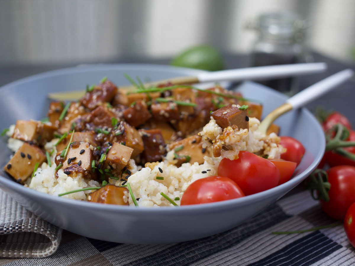 vegan garlic tofu recipe