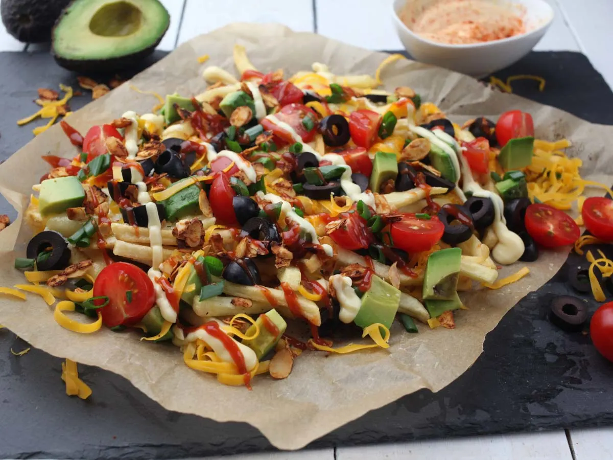 vegan loaded fries recipe