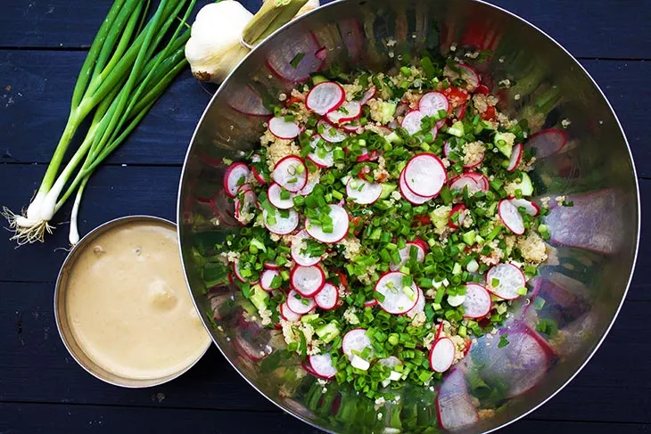 vegan quinoa salad recipe