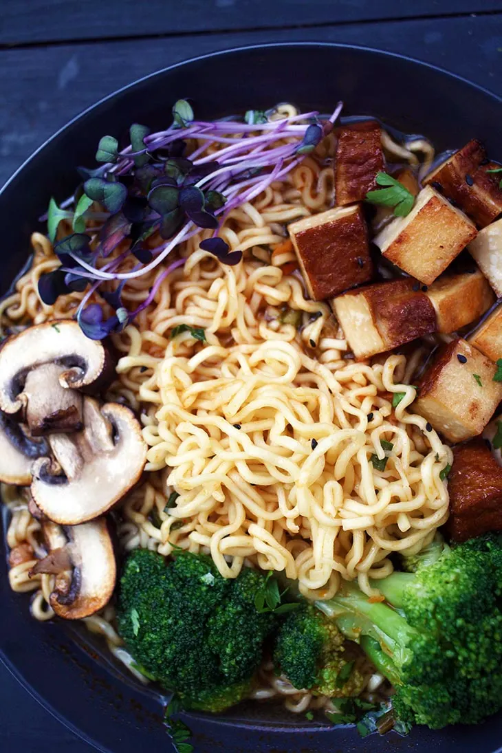 vegan ramen bowl